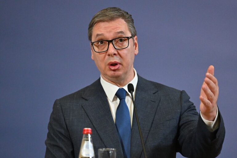 Beauftragte Milos Vucevic mit der Regierungsbildung: Staatspräsident Aleksandar Vucic.