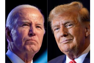 Joe Biden (l) und Donald Trump treten zur US-Präsidentschaftswahl an.