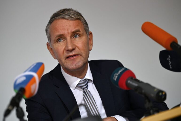 Björn Höcke ist der Vorsitzende der AfD in Thüringen (Archivbild).