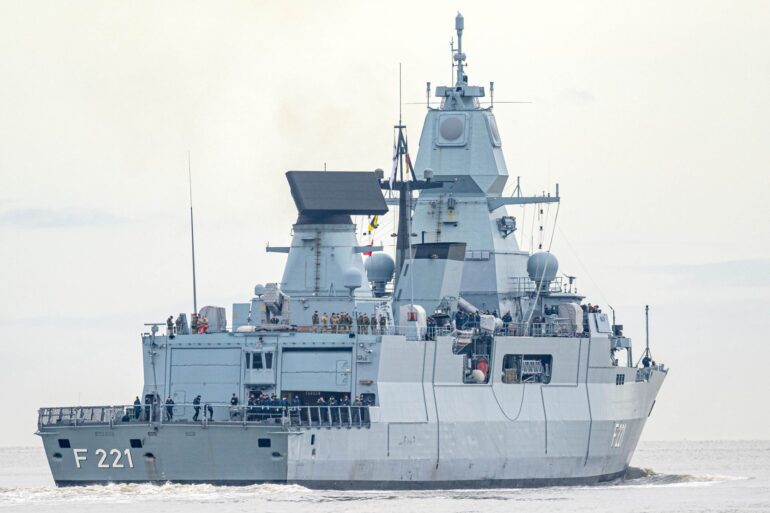 Die Fregatte «Hessen» war seit dem 23. Februar im Roten Meer im Einsatz gewesen.
