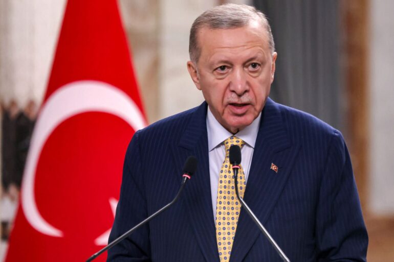 Der türkische Präsident Recep Tayyip Erdogan wirft dem Westen vor, seine eigenen Werte zu missachten, wenn es um den Gaza-Krieg geht.
