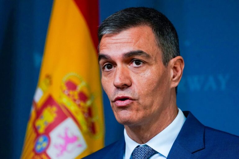 Der Ministerpräsident von Spanien: Pedro Sánchez.
