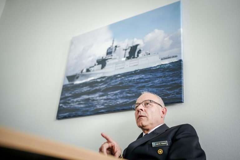 Vizeadmiral Jan Christian Kaack: «Ich bin mir da mit dem Minister einig, denn wir müssen jetzt in die Flotte der Zukunft investieren.»