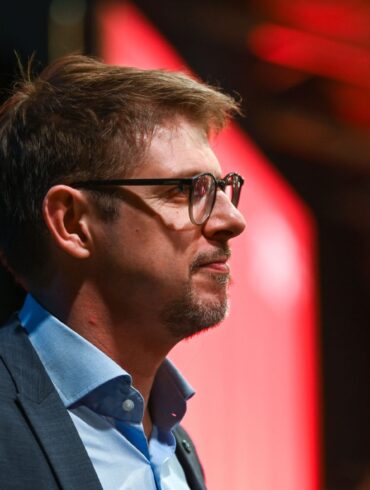Europaabgeordneter Matthias Ecke im Juni 2023 auf dem Landesparteitag der SPD Sachsen in Chemnitz.