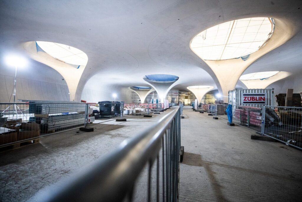 «Tage der offenen Baustelle» am Stuttgarter Tiefbahnhof.