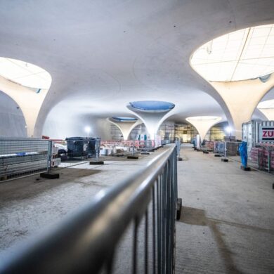 «Tage der offenen Baustelle» am Stuttgarter Tiefbahnhof.