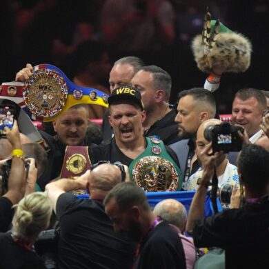 Hält nun alle bedeutenden WM-Titel im Schwergewicht: Oleksandr Usyk.