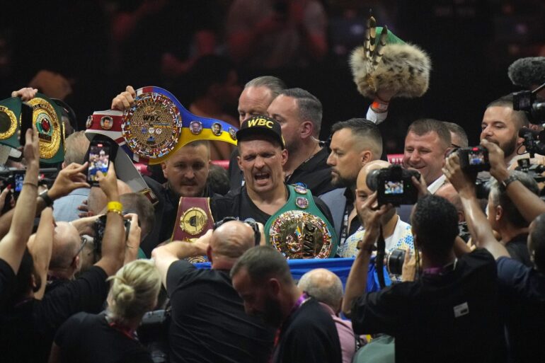 Hält nun alle bedeutenden WM-Titel im Schwergewicht: Oleksandr Usyk.