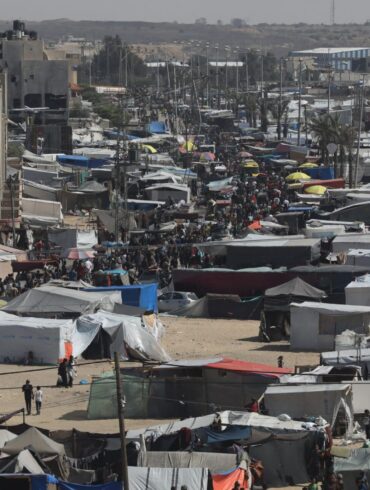Nach Israels Evakuierungsaufrufen hätten inzwischen rund eine Million Zivilisten die Stadt Rafah verlassen.