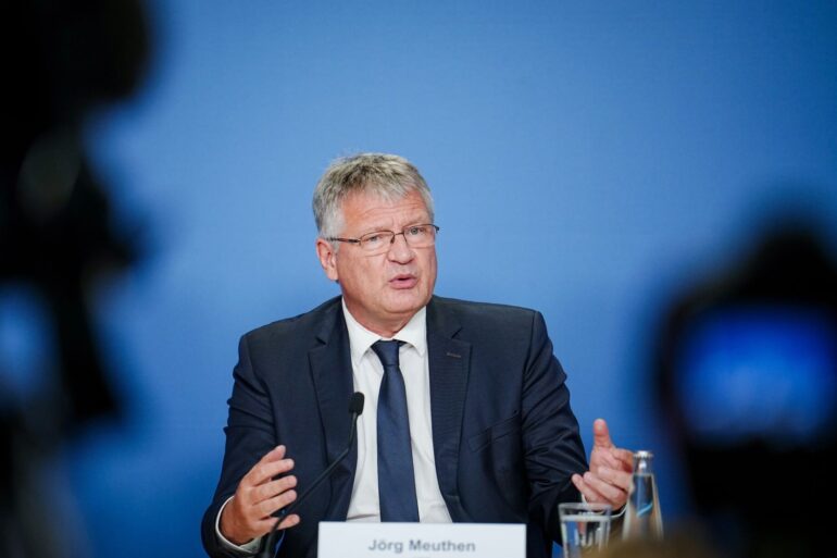 Der ehemalige AfD-Bundesvorsitzende Jörg Meuthen.