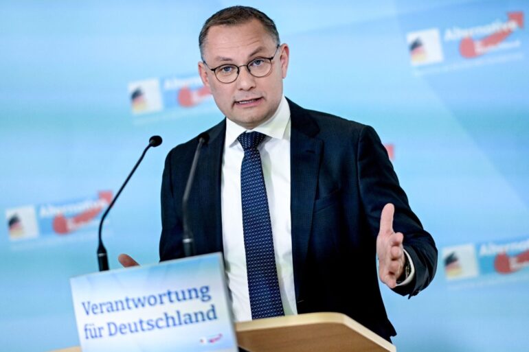 Wollte mit einem Antrag auf Klageerzwingung eine gerichtliche Entscheidung: Tino Chrupalla.