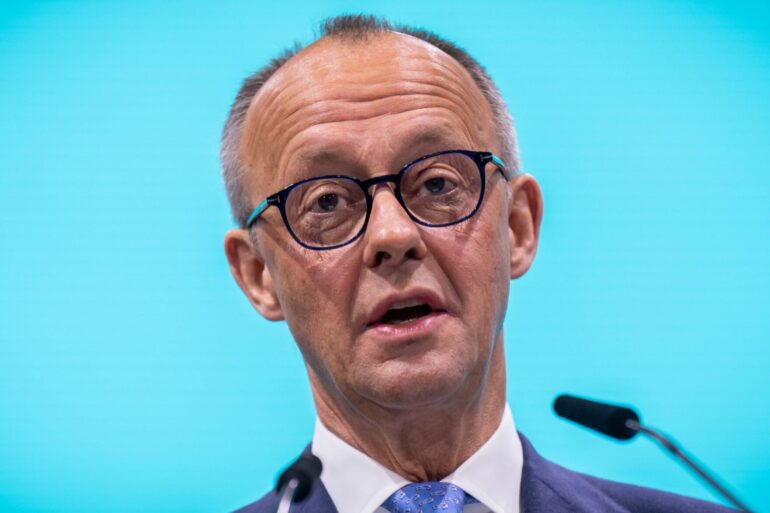 «Deutschland und Frankreich sind aufeinander angewiesen. Deutschland und Frankreich sind die Motoren der europäischen Einigung», sagt Friedrich Merz.