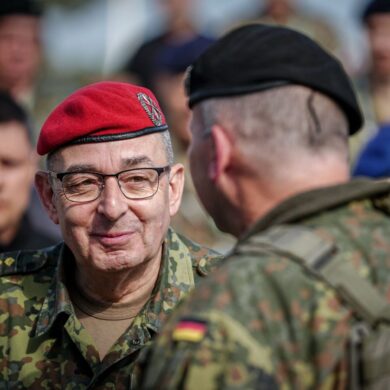 Das Bundeswehr-Manöver Quadriga sende auch ein Signal an die Deutschen, so Generalinspekteur Carsten Breuer: «Auf uns ist Verlass.»