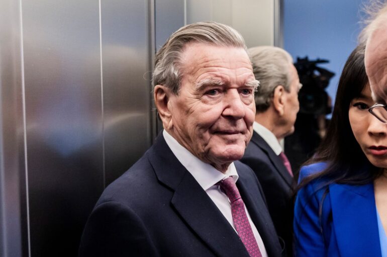 Der frühere Bundeskanzle Gerhard Schröder.