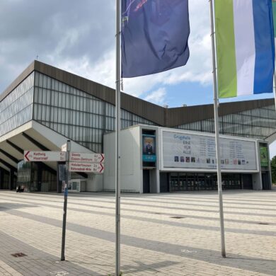 In der Essener Grugahalle wollte die AfD ihren Bundesparteitag abhalten.