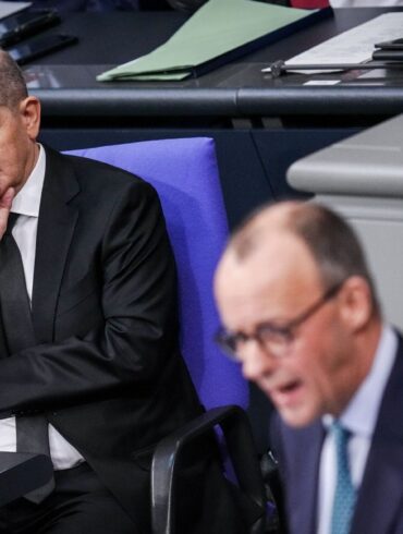 Vertrauliche Gespräche im Kanzleramt: CDU-Vorsitzender Friedrich Merz traf sich mit Bundeskanzler Olaf Scholz. (Archivfoto)