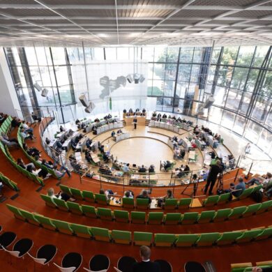 Der Landtag von Sachsen: Sitzen hier künftig nur drei Parteien?