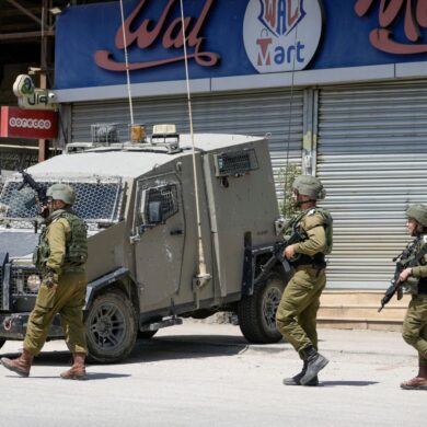 Israelische Militäroffiziere im Einsatz.