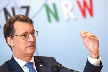 Der Ministerpräsident des Landes Nordrhein-Westfalen: Hendrik Wüst.