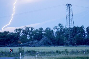 Am Dienstag waren über großen Teilen Deutschlands kräftige Gewitter niedergegangen.