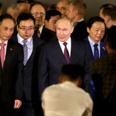 Der russische Präsident Wladimir Putin, der im Westen wegen seines Angriffskriegs gegen die Ukraine mit Sanktionen belegt ist, sucht nach Partnern im Osten.
