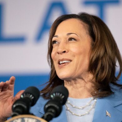Kamala Harris blieb als US-Vizepräsidentin auffällig blass. (Archivbild)