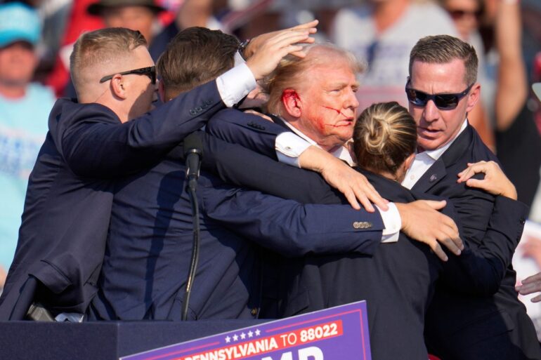 Trump: «Es war leider eine Kugel, die mein Ohr traf.» (Archivbild)