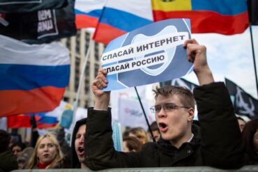 Schon 2019 hat Russland die Voraussetzungen für das Abkapseln Russlands vom Internet geschaffen. Damals gab es Proteste für ein freies Internet in Russland. (Archivbild)