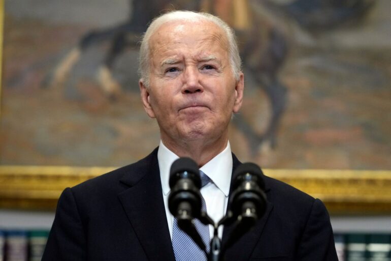 Für seine Entscheidung, sich aus dem US-Präsidentschaftsrennen zurückzuziehen, erntet Biden Respekt. (Archivbild)