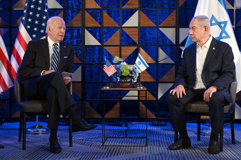 Treffen von Netanjahu mit Biden (Archivbild)