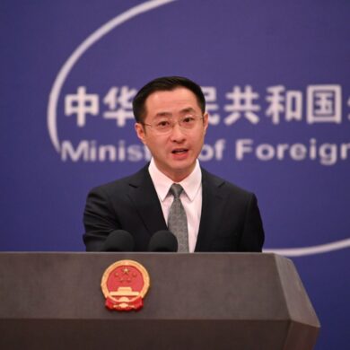 Sprecher des chinesischen Außenministeriums (Archivbild)