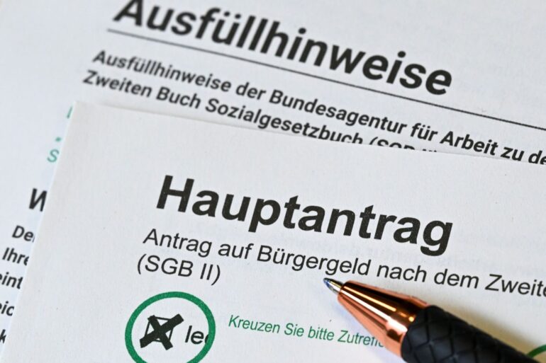 Nullrunde im nächsten Jahr? Antrag auf Bürgergeld (Archivfoto)