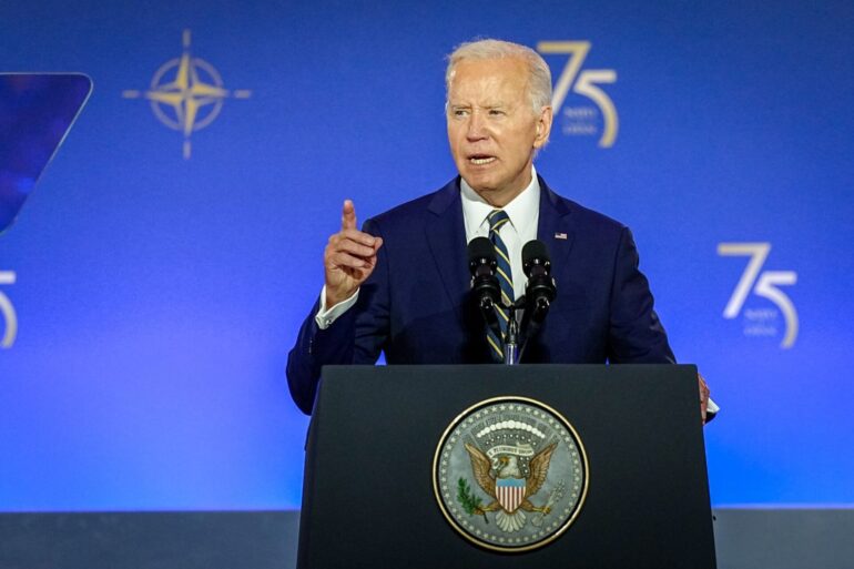 Der Krieg in der Ukraine gehört zu den Hauptthemen beim Nato-Gipfel in Washington.