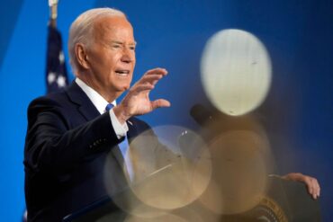 «Ich bekomme überwältigende Unterstützung», sagt Biden.