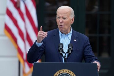 Biden versichert: «Ich gehe nirgendwo hin.»