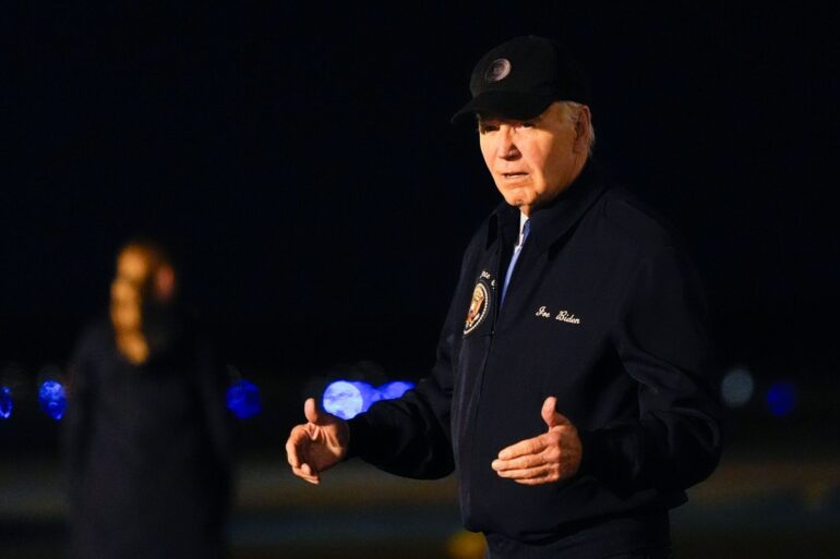 Biden hat sich in sein Privathaus zurückzogen. (Archivbild)