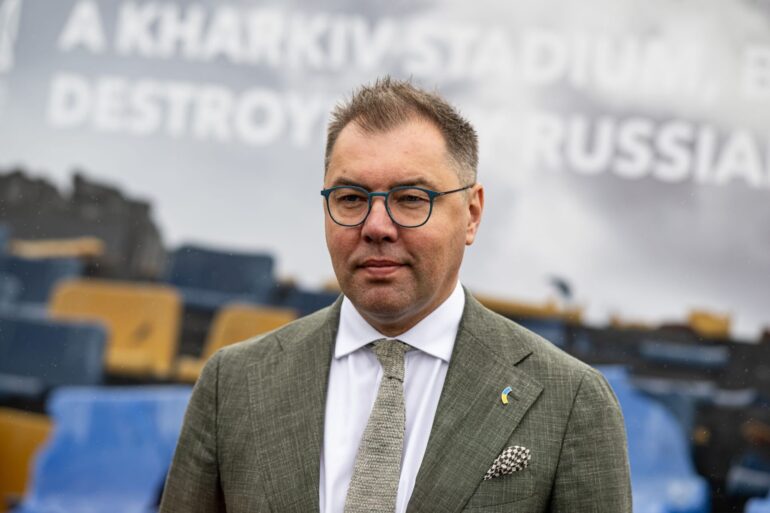 Der ukrainische Botschafter in Deutschland, Oleksii Makeiev mahnt, bei der Unterstützung der Ukraine nicht nachzulassen. (Archivfoto).