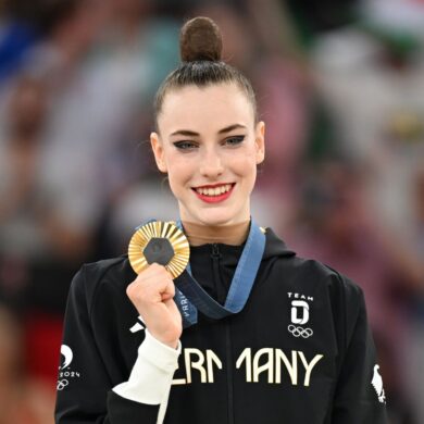 Darja Varfolomeev ist erste deutsche Gymnastik-Olympiasiegerin.