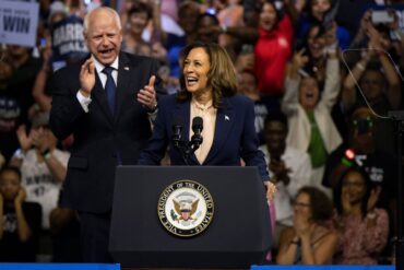Gerade gemeinsam in den US-Wahlkampf gestartet: Kamala Harris und Tim Walz.