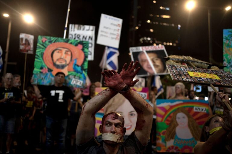 Demonstration für Freilassung von Geiseln in Tel Aviv. (Archivfoto)