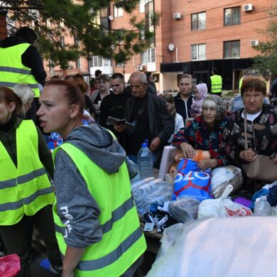 Immer mehr Menschen sind im Gebiet Kursk auf der Flucht vor den herannahenden ukrainischen Soldaten.