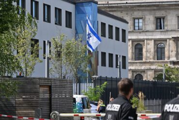 Großeinsatz vor dem israelischen Generalkonsulat in München