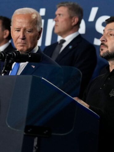 Biden macht klar, dass er hinter der Ukraine steht. (Archivbild)