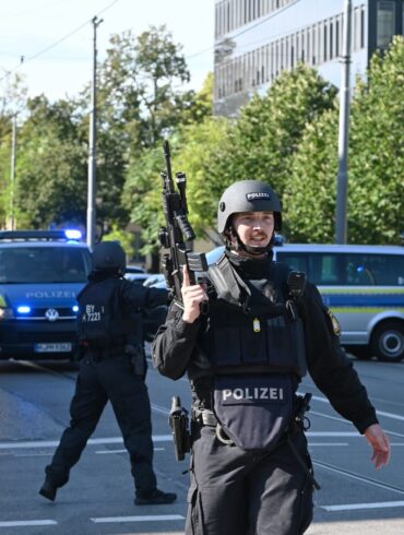 Polizeieinsatz nach der Schießerei in München