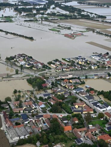 Der Osten Österreichs hat mit Überschwemmungen zu kämpfen.