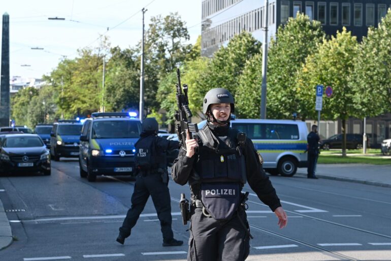 Polizeieinsatz nach der Schießerei in München
