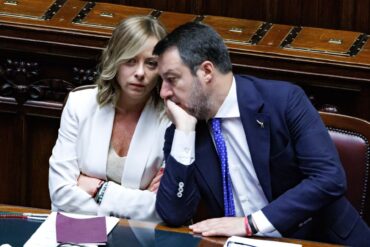 Als Verkehrsminister ist Matteo Salvini einer der zentralen Figuren im Kabinett von Ministerpräsidentin Giorgia Meloni. (Archivbild)