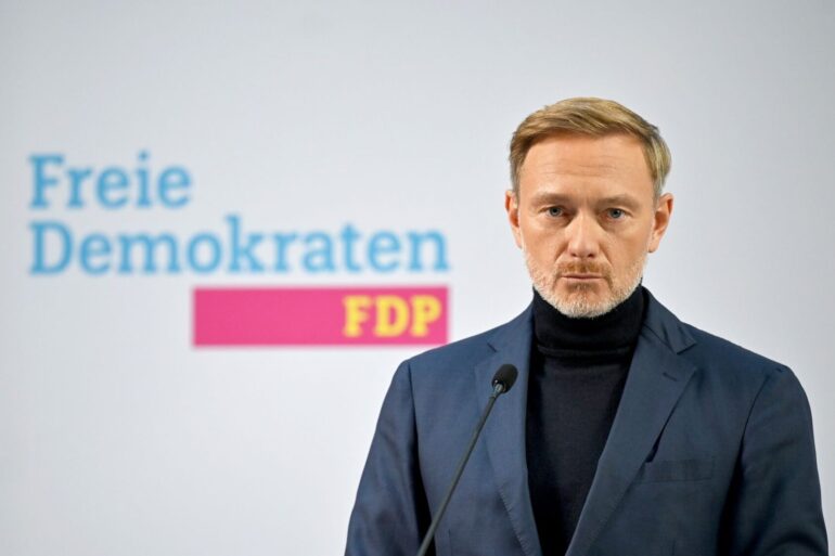 FDP-Chef Lindner hat nach der Brandenburg-Wahl nichts zu lachen.