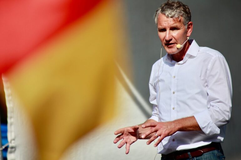 Die AfD mit ihrem Spitzenkandidaten Björn Höcke ist in Thüringen stärkste Kraft geworden.
