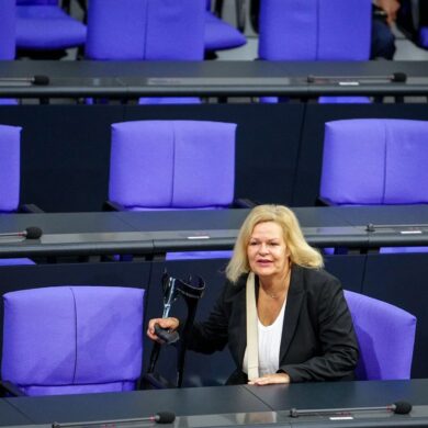 Der Bundestag berät über das "Sicherheitspaket" der Ampel. (Archivfoto)